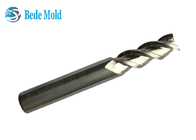 durezza degli utensili per il taglio di CNC di tolleranza di 0.001mm HRC 55 3 flauto per alluminio