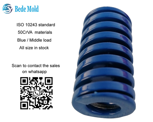 Norma rettangolare ISO10243 del carico della muffa delle primavere di serie blu media di colore B